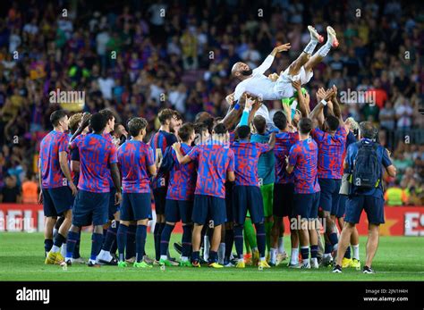 Dani Alves Of Pumas UNAM During The Joan Gamper Trophy Match Between FC