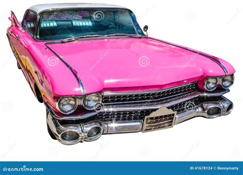 Vintage Pink Cadillac Stock Photo Image 41678124