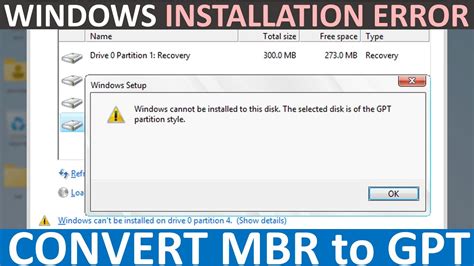 How To Convert Mbr To Gpt During Windows Installation Fix