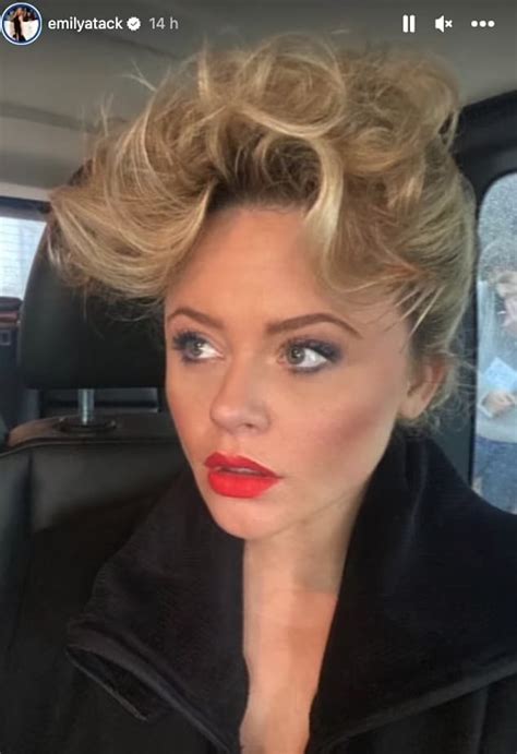 Emily Atack Ditches Blonde Locks For Marilyn Monroe Inspired Look