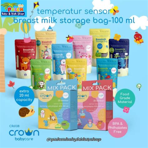 Jual Crown Snuggle Kantong Asi Ml Pcs Breastmilk Storage