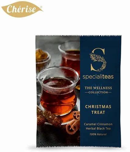 Cherise Specialiteas Christmas Treat Caramel Cinnamon Herbal Black Tea 2 G X 25 Pyramid Tea