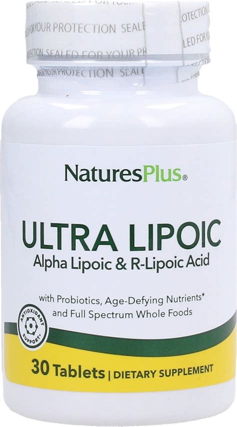 Ultra Lipoic Tablets Naturesplus Vitalabo Online Shop Europe