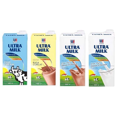 Jual Susu Uht Ultra Milk 1 Liter Susu Low Fat Chocolate Full Cream