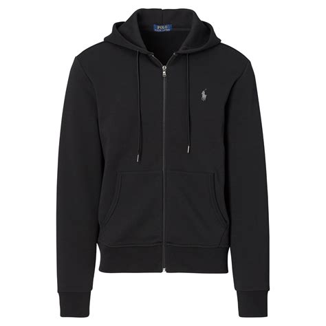 Ralph Lauren Veste Black Zippé Capuche Sport Aventure