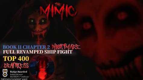 The Mimic Book II Chapter 2 Revamped Nagisa Boss Fight NIGHTMARE MODE