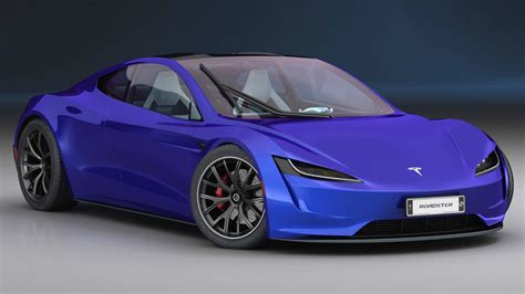 Tesla Roadster D Modell C D Fbx Lwo Max Ma Obj Xsi