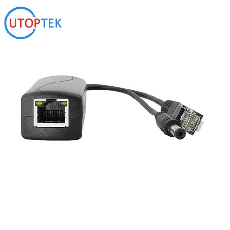 10 100m Poe Splitter 48V To 5V 2 4A IEEE802 3af Isolated Type 1 5kv