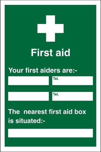 First Aid Signs