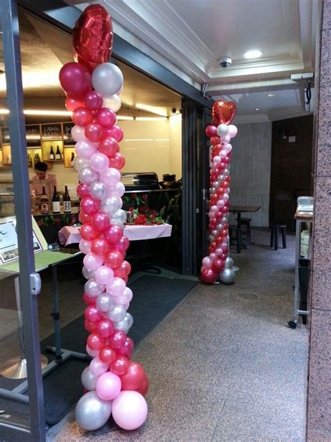 Corinthian Balloon Columns Looking Very Elegant Outside A Restaurant