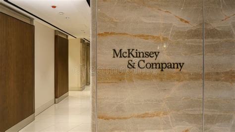 Mckinsey and Company Logo at the Entrance of Istanbul Office Editorial ...