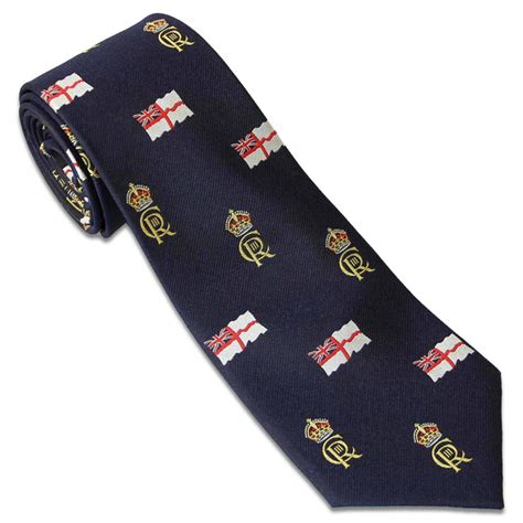 King Charles III Coronation Tie (Silk) - Royal Navy – The Regimental Shop