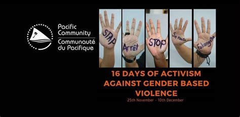 16 Days Of Activism Against Gender Based Violence 2024 The Pacific