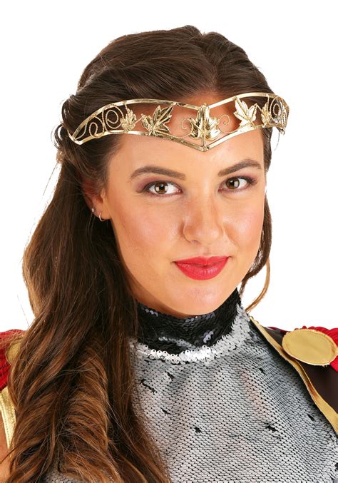 Women's Antique Gold Leaf Costume Circlet | Costume Accessories