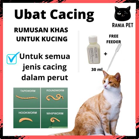 Raniapet Ubat Cacing Kucing And Arnab Oral Suspension Khas Parasit