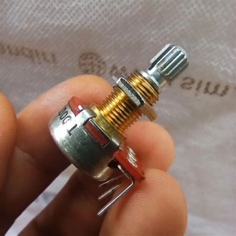 Potensio Potentiometar A25K Original Untuk Pickups EMG Aktiv Gitar Bass