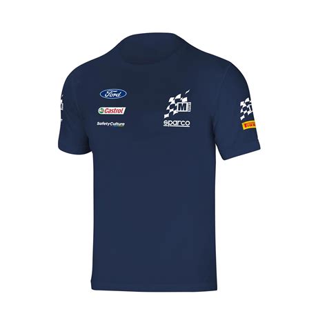 Koszulka T Shirt M Ska Team M Sport Sparco Granatowa Odzie