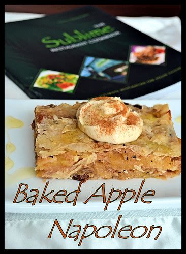 Baked Apple Napoleon with Cashew Cream {The Sublime Restaurant Cookbook ...