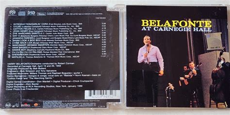 Harry Belafonte At Carnegie Hall Hybrid Sacd Version Cd Hobbies