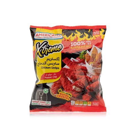 Americana Xtreme Chicken Strips Flamin Chilli 700g Spinneys UAE