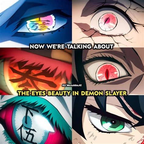 Demon Slayer Eyes | Demon king anime, Dragon slayer, Demon