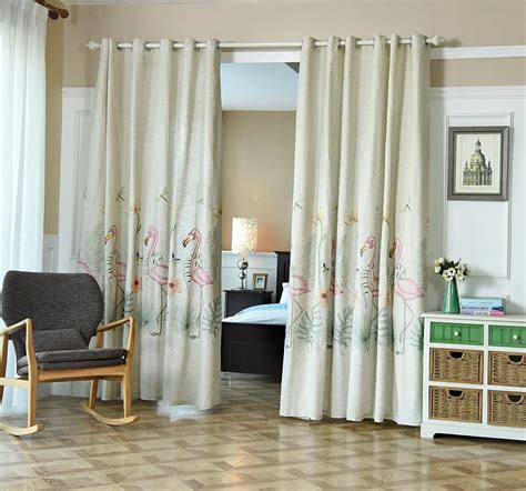 WINLIFE Linen Blackout Curtains for Bedroom 84 Inches Long 2 panels ...