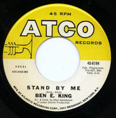 Ben E King Stand By Me 1961 Misprint Monarch Pressing Vinyl