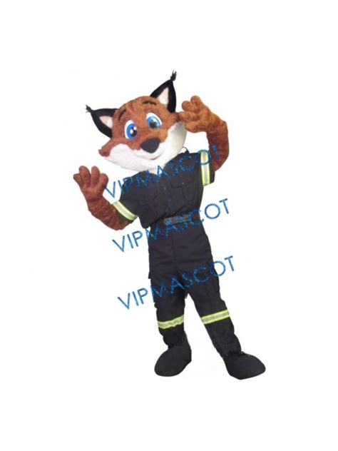 Paramedic Fox Mascot Costume