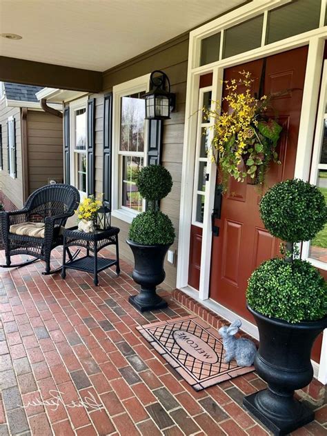 Front Porch Decor For Spring Decoomo Front Porch Decorating