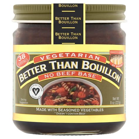 Better Than Bouillon Vegetariana Sin Base De Carne Hecha Con Verduras