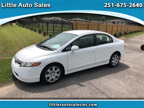 Used 2007 Honda Civic LX Sedan AT for Sale in Satsuma AL 36572 Little's Auto Sales