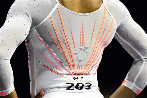 Simone Biles Wore A Rhinestone Goat On Her Leotard During A Dominant