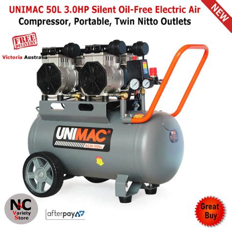 Unimac L Hp Silent Oil Free Electric Air Compressor Portable