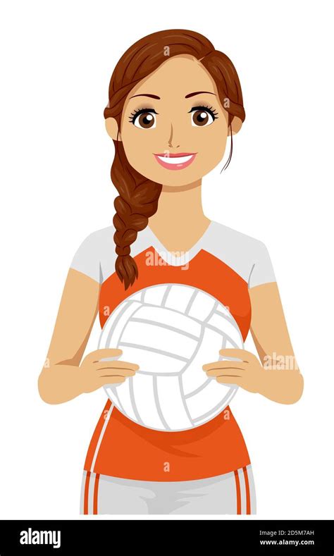 Volleyball Illustration Imágenes Recortadas De Stock Alamy