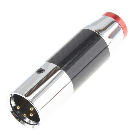 Adaptateur XLR 4 Pôles Mâle vers Jack 4 4mm Femelle Symétrique Plaqué