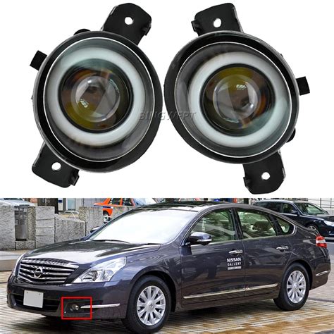 2PCS H11 LED Fog Light Assembly Para Nissan Teana J32 Car Front Bumper