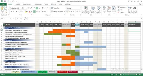 Task Template Excel - Printable Word Searches