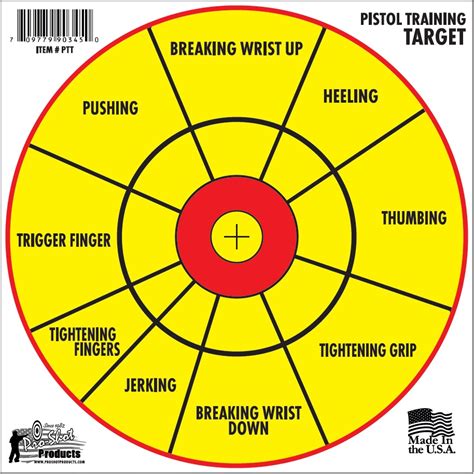 Pistol Training Target 6pk