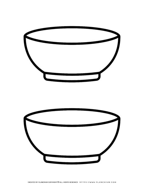 Two Bowls Template Planerium