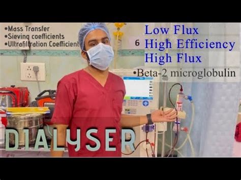 DIALYZER TYPES | High Flux,Low flux & High Efficiency Dialyser - YouTube