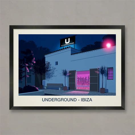 UNDERGROUND NIGHTCLUB POSTER – Ski Poster & Art Prints - Shop Online