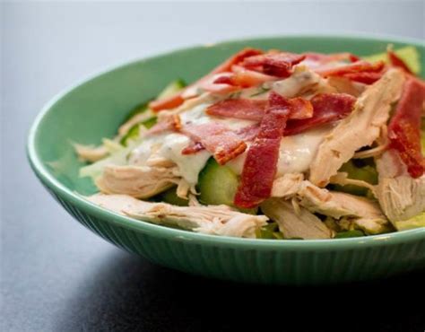 Receta De Ensalada Templada De Pollo Y Bacon