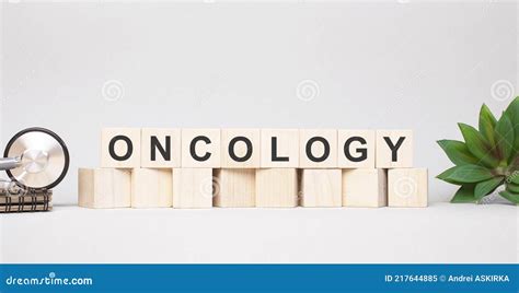 Oncology Word Made With Wooden Blocks Concept Stock Image Image Of