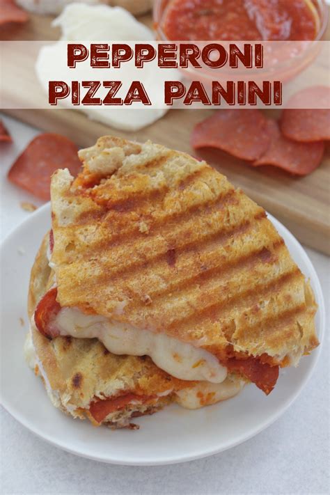 Pepperoni Pizza Panini - Eat. Drink. Love.