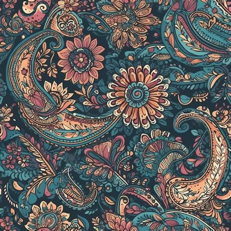 Premium Photo Seamless Traditional Design Pattern Generative Ai