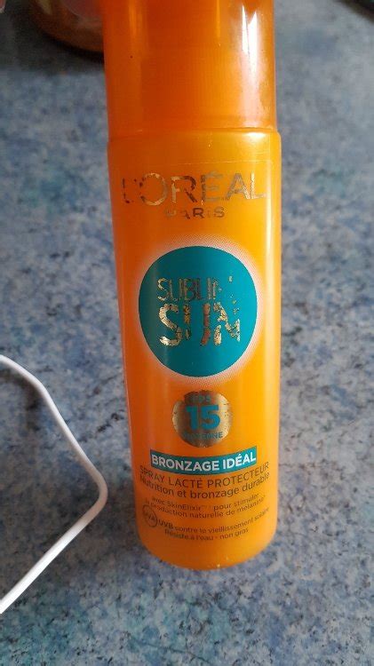 L Oréal Sublime Sun Spray Bronzage Idéal Fps 15 200 Ml Inci Beauty