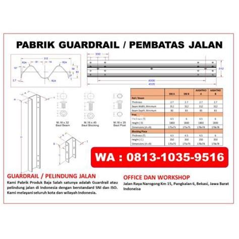 Guardrail Pagar Pembatas Jalan Sni Di Bogor Tribun Jualbeli