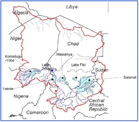 Carte Du Lac Tchad