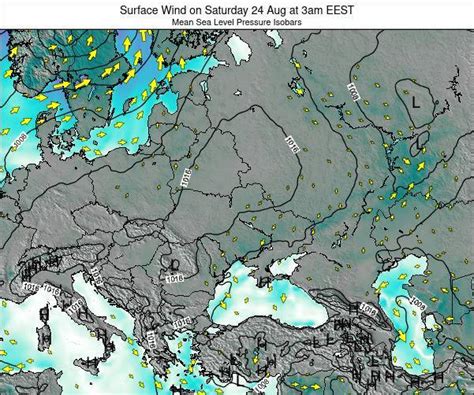 Ukraine Surface Wind On Wednesday 04 Dec At 2am Eet