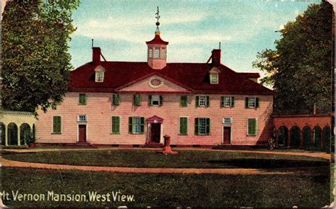 Mount Vernon George Washington Historic Mansion West View Virginia Db